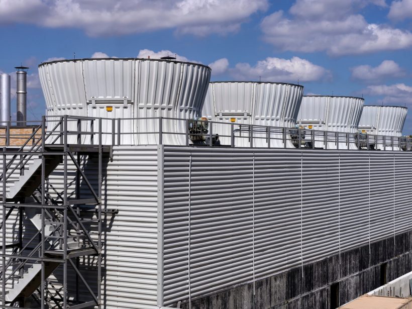 Large,Industrial,Cooling,Towers,For,Hvac,System